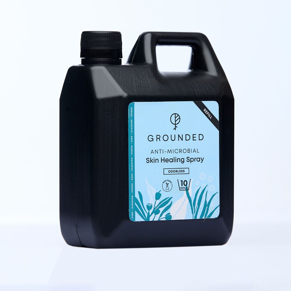 Grounded - Copy of GROUNDED ANTI MICROBIAL SKIN HEALING SPRAY 1L REFILL Skin Healing Spray - Image 2