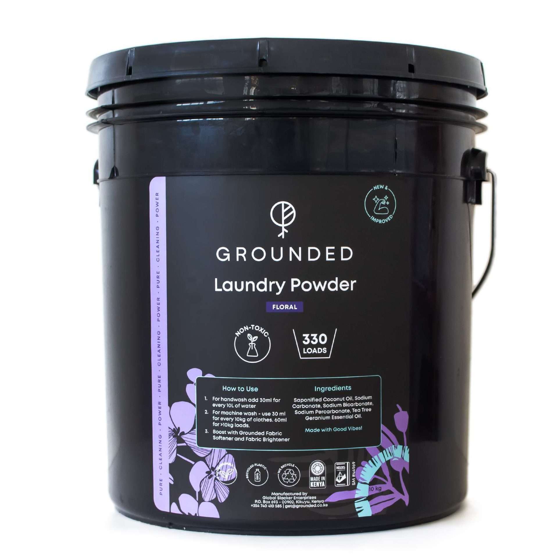 Grounded - Laundry Powder 10kg Floral scaled Laundry Powder - Image 6