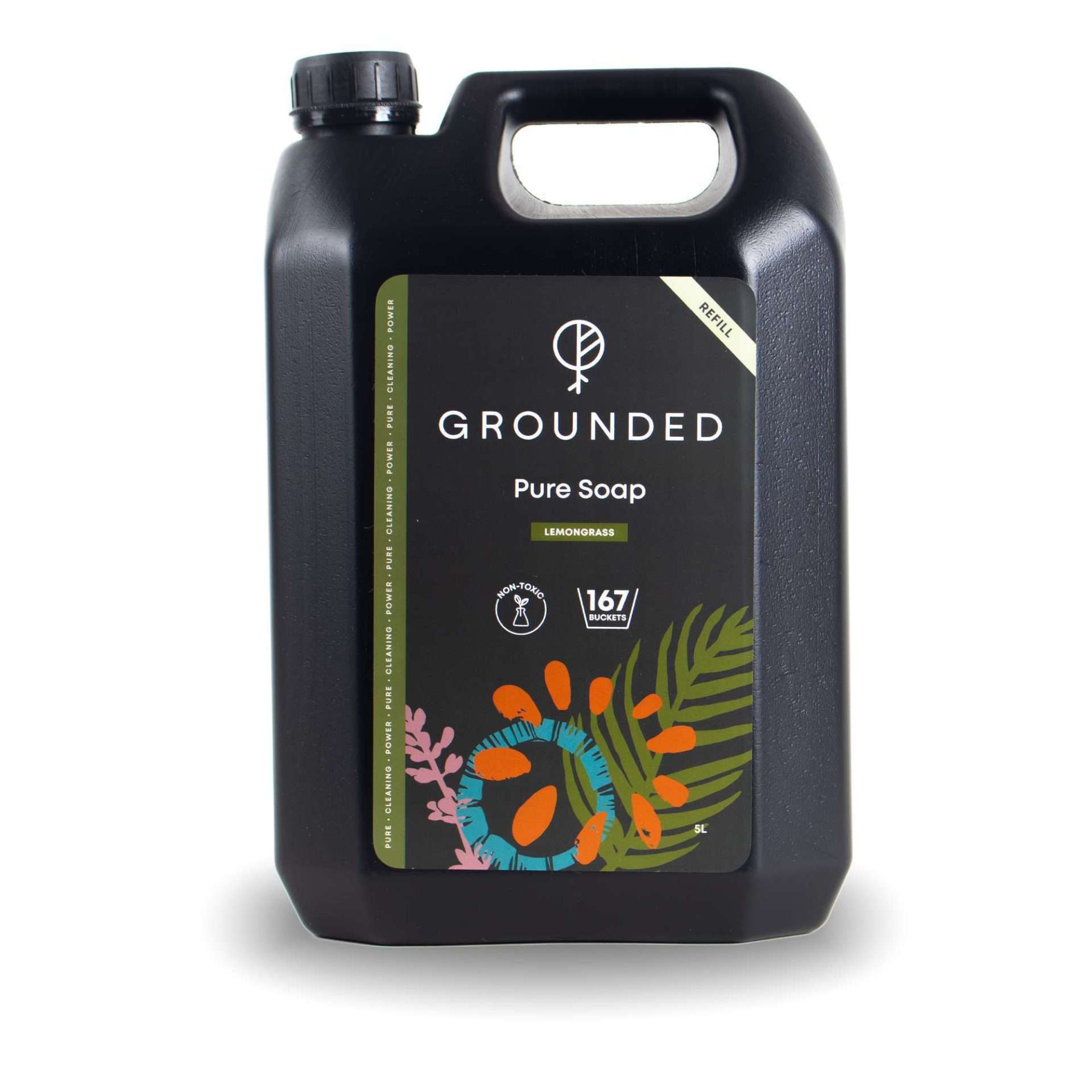 Grounded - Pure Soap Lemongrass 5L scaled Pure Kenyan Castile Soap - Image 7