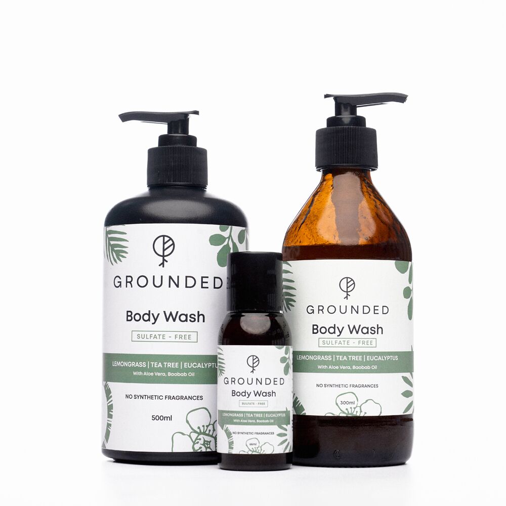 Grounded - LEMONGRASS TEATREE ALL SIZES Body Wash Gel - Image 2