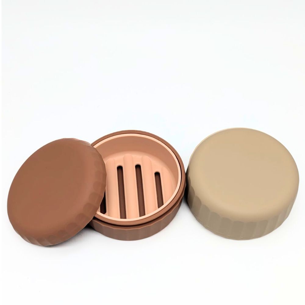 Grounded - BODY BAR TRAVEL CASE Primary Silicone Soap Dish & Travel Case