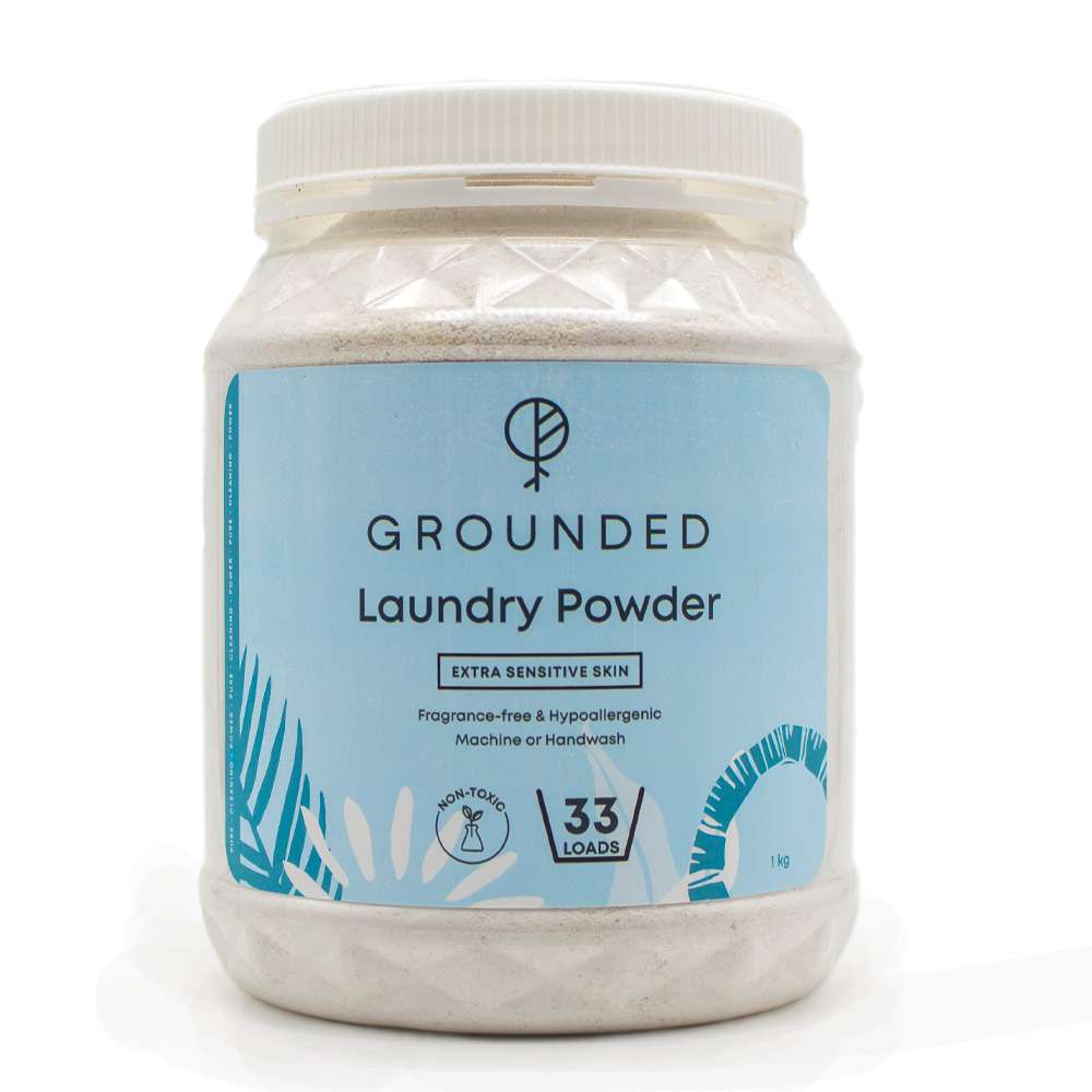 Grounded - Sensitive Skin Laundry Powder 1kg Laundry Powder - Extra Sensitive Skin